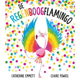 Book de Regenboogflamingo