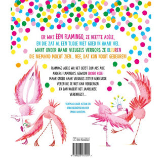 Book de Regenboogflamingo