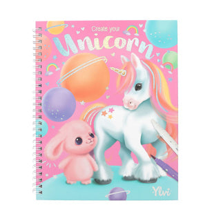 Ylvi coloring book with felt-tip pens