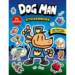 Book Dog Man Stickerboek
