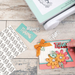 Sizzix • folhas autoadesivas 15x15cm