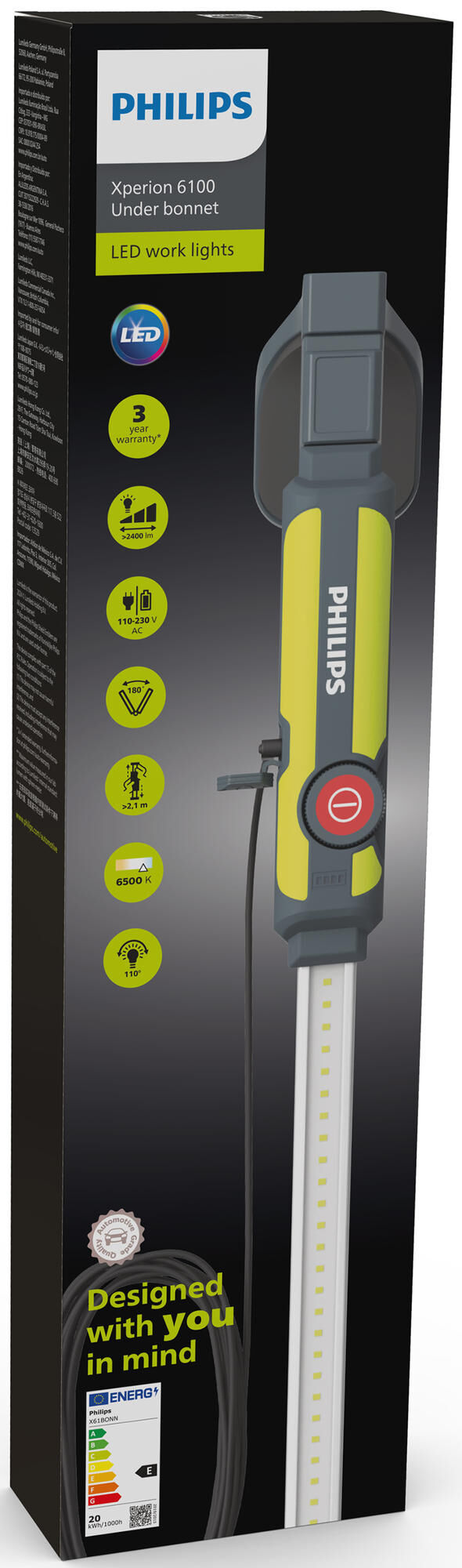 Philips motorruimte lamp xperion 6100 bonnet . engine bay light led 1,2w xperion bonnet