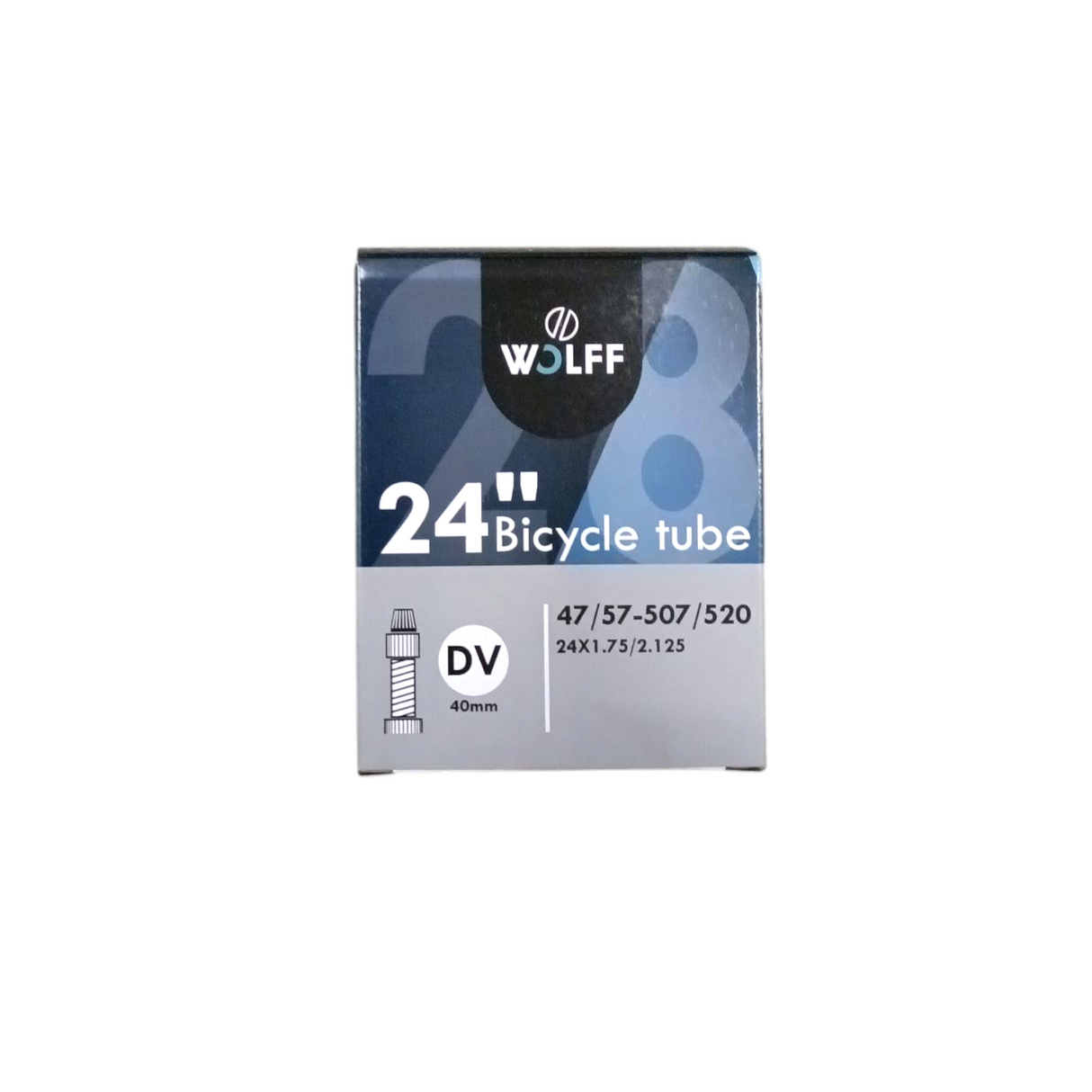 HAKUBA INTER TUBE 24x1.75 2.125 Etro 47 57-507 520, Valiel: Dunlop Blitz Holland Valiel 35mm