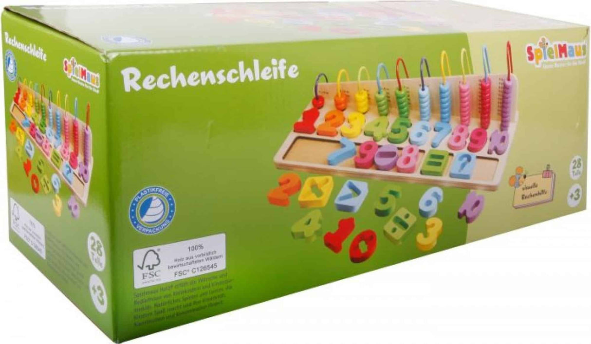 Vedes toy wooden math aid in nice colours