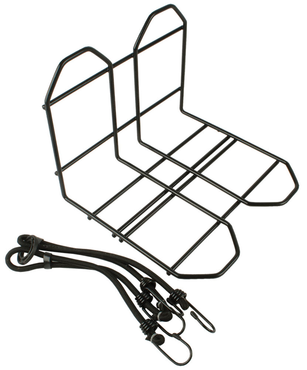 Mezaje de equipaje de 28 cm de acero negro