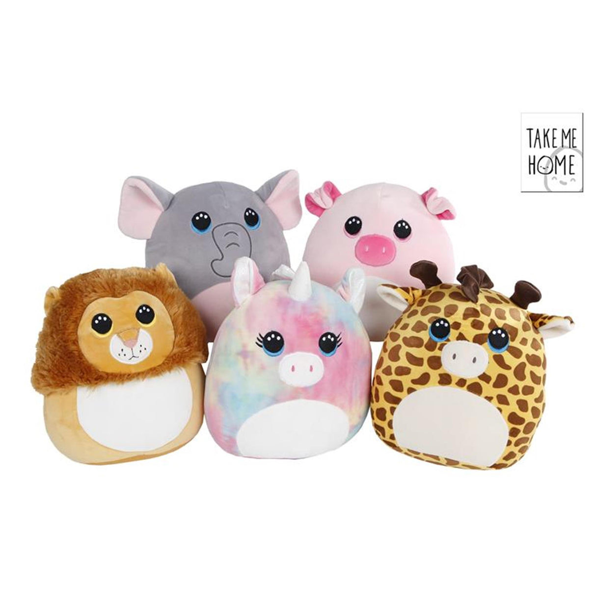 Take me home softy zittend pluche 24cm