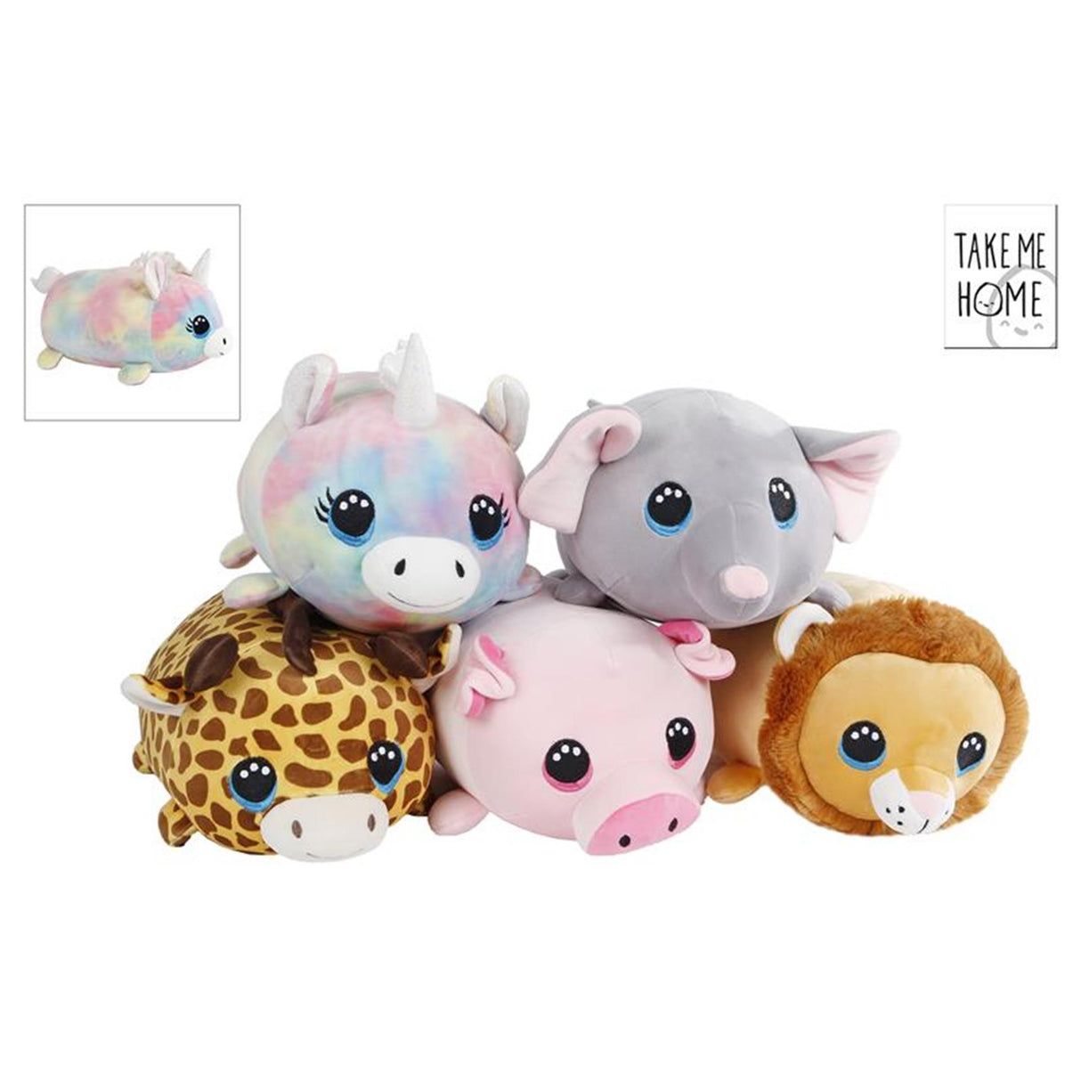 Take me home softy liggend pluche 33cm