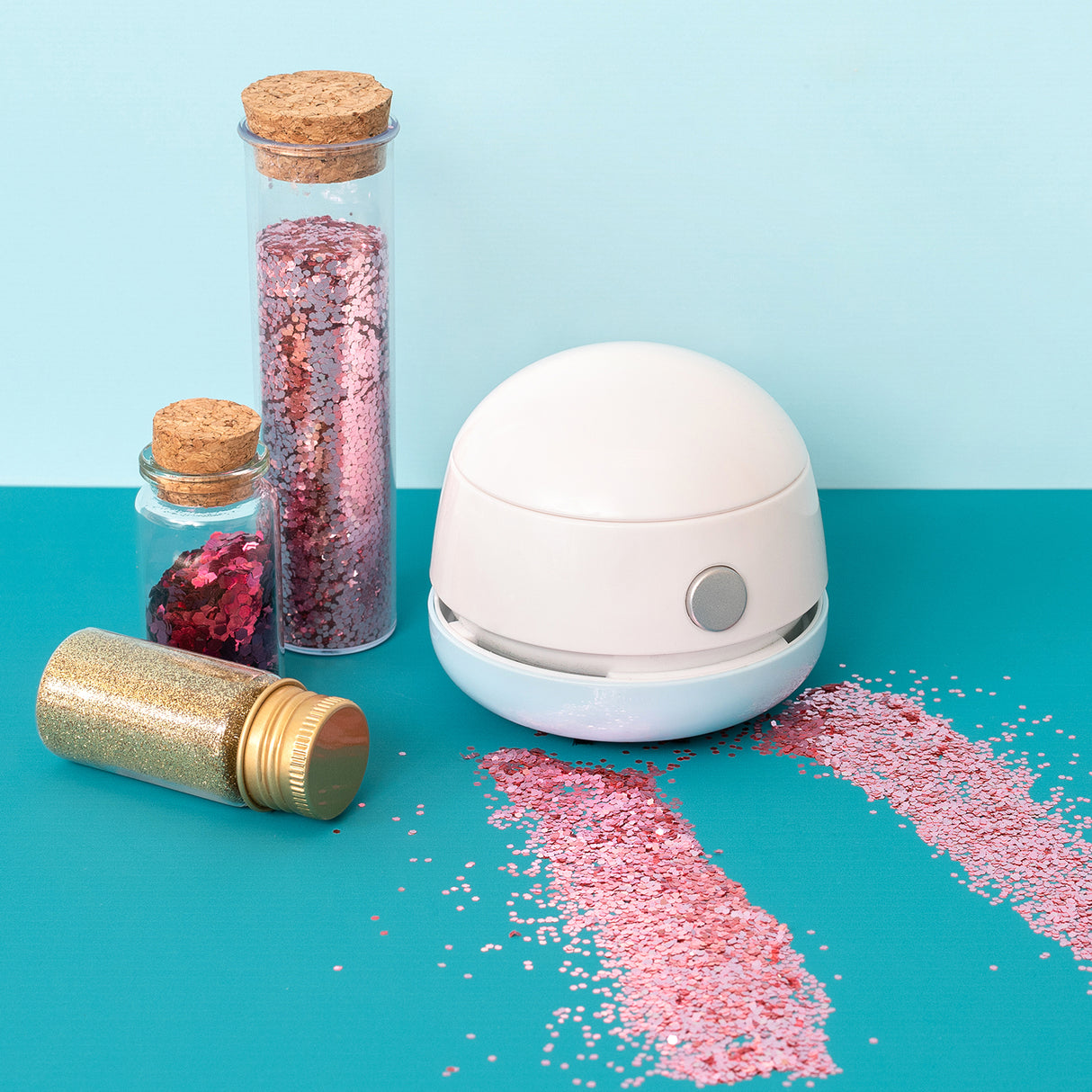We are makers • glitter mini-vac