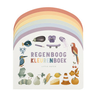Book little Dutch rainbow color book cardboard