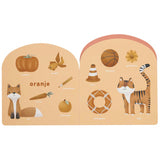 Book little Dutch rainbow color book cardboard