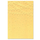 Sizzix • multi-level textured impressions embossing folder stars and lights