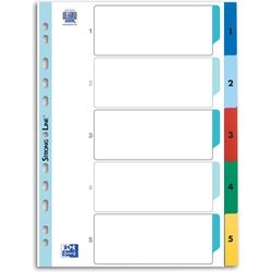 Index dividers oxford A4 5 pieces