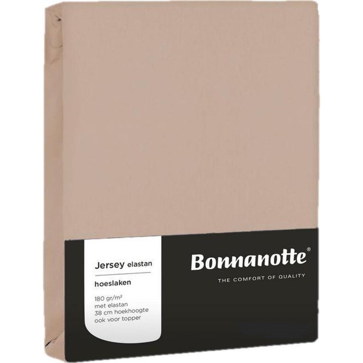 Bonnanotte pasform jersey beige 90x200cm
