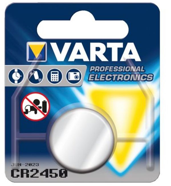 VAR TA CR2450 LITIJ 3V NA MAP