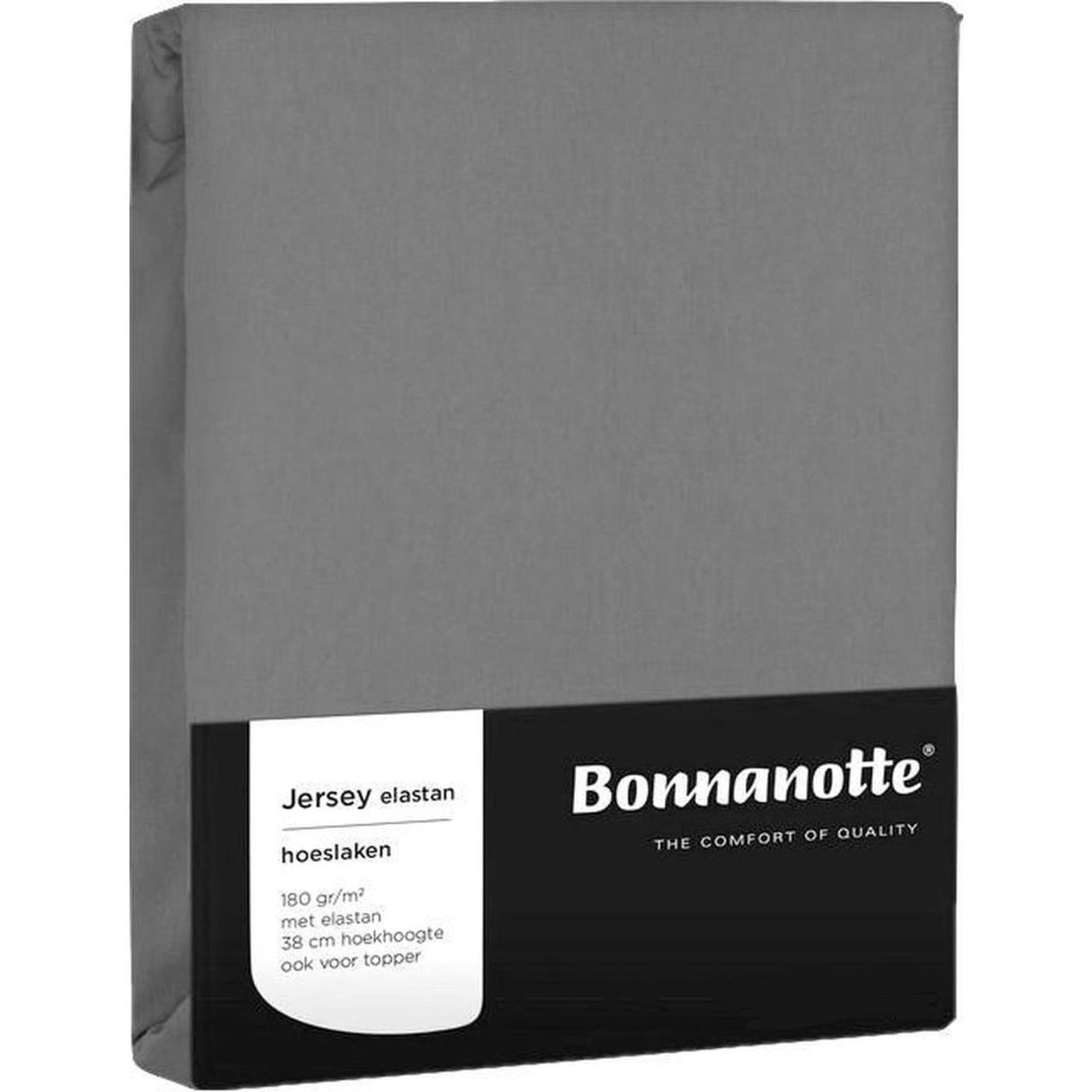 Bonnanotte pasform jersey mellemgrå 90x200cm