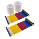 DNP Paper 2 Roll � 400 St. 10x15 rei'itetty 10x10 cm: llä DS620: lle