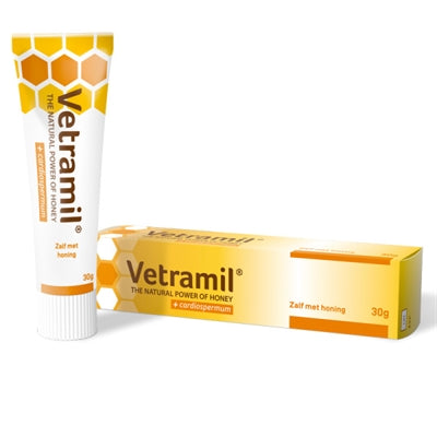 Vetramil honey ointment with cardiospermum