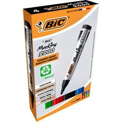 Bic permanent marker 2000 broad 1.7mm assorted round