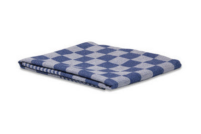 Хавлиена кърпа Wecoline карирана синя 70x70 см (6 броя)