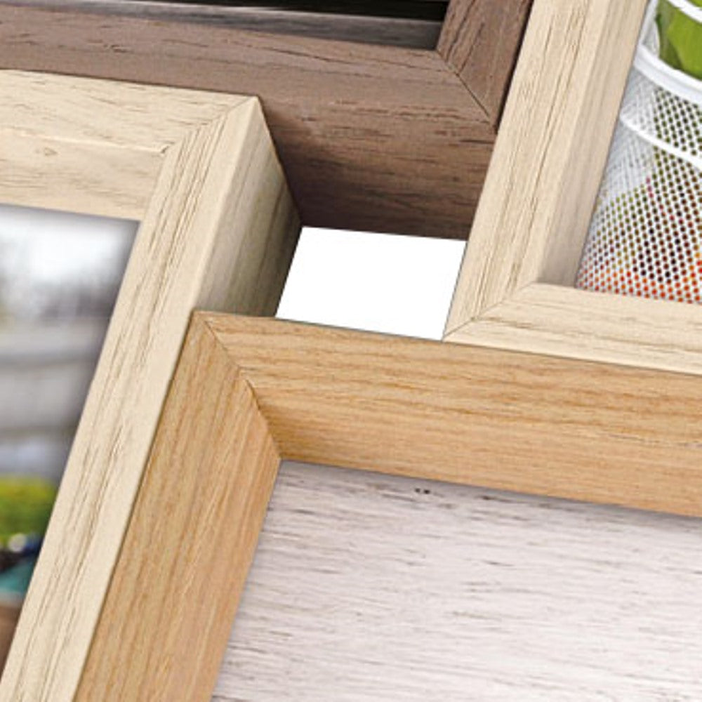 Zep wooden collage photo frame ty013 montreaux for 8 photos