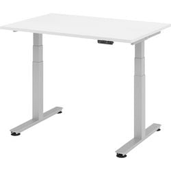 Bach sit-stand desk Hammerer white 120x80x127cm