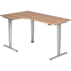 Bach sit-stand desk Hammerer walnut 200x120x127cm