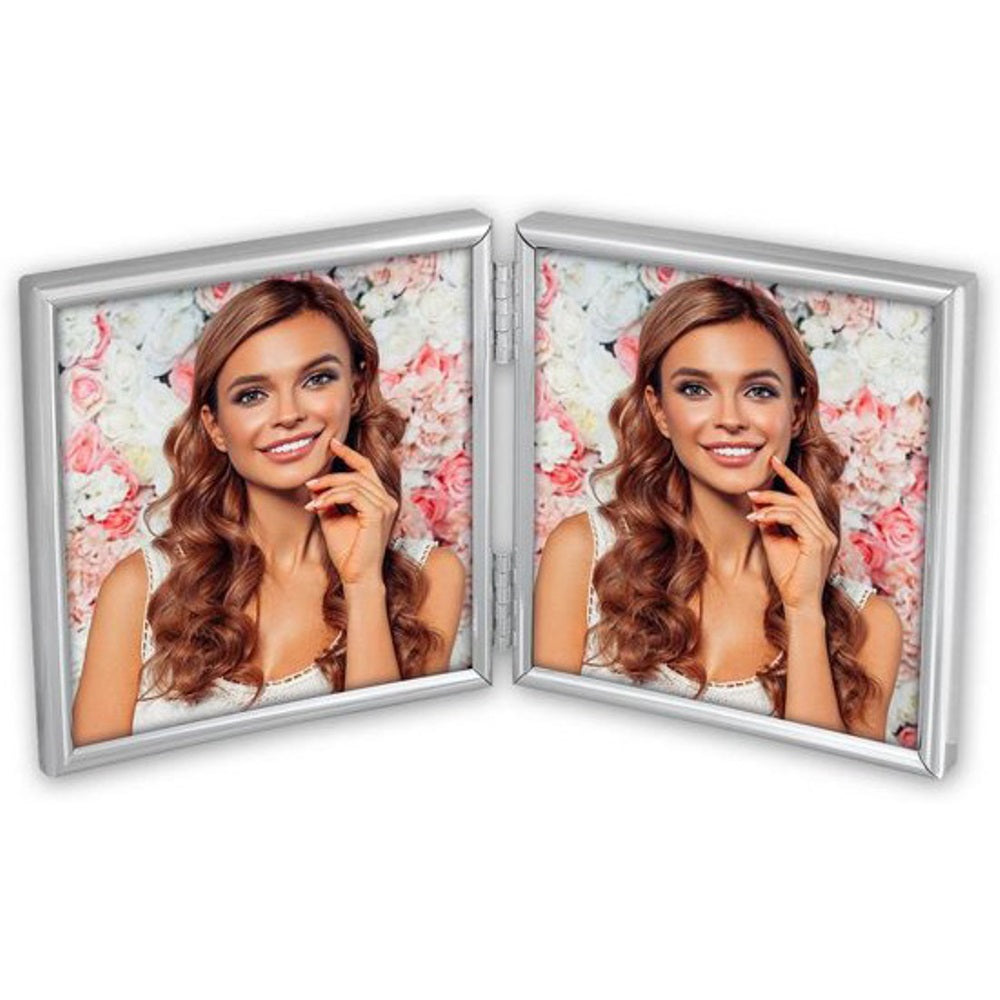 Zep fotoram 120ds01-44 silver 2x 10x10 cm