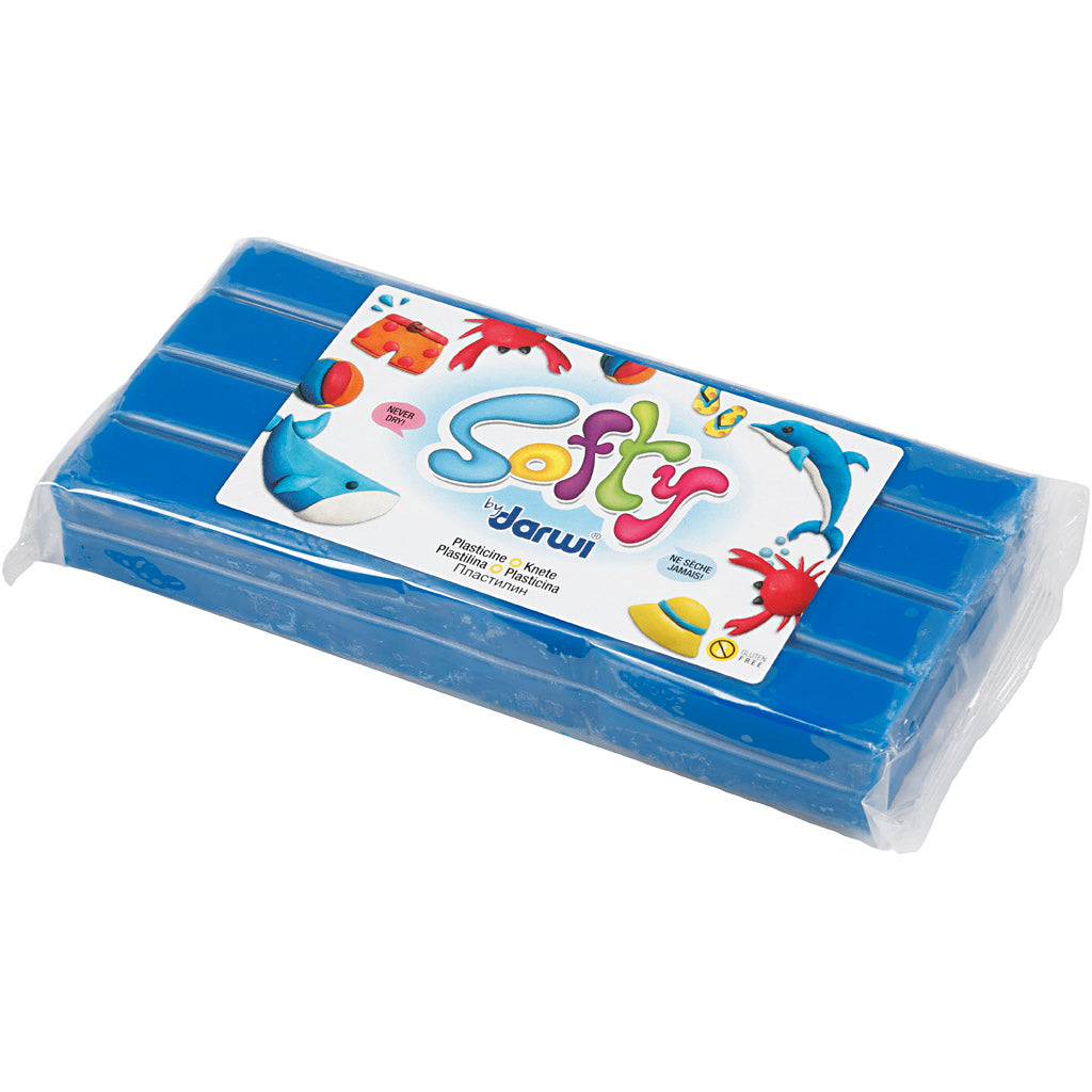 Creativ firmos softy modelinis molis, mėlynas, 500 gr 1 dėžutė