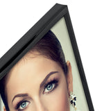 Moldura fotográfica Zep bl0134 metal preto 7x10 cm