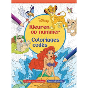 Delta Disney colora per numero