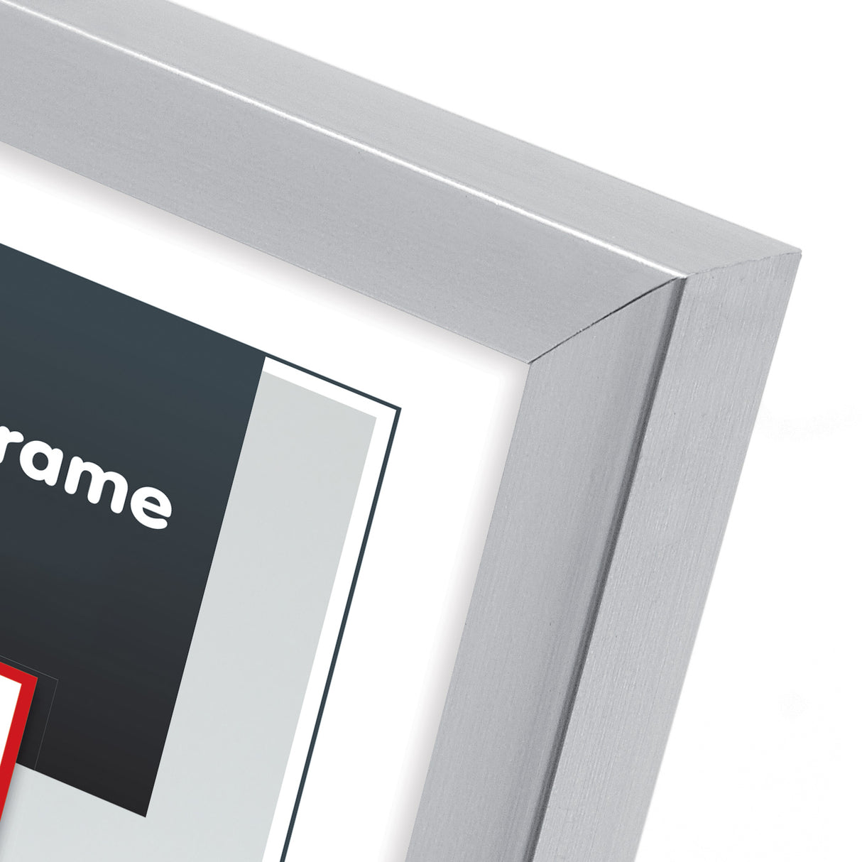 Marco de fotos ZEP KL13 Silver 30x30 cm