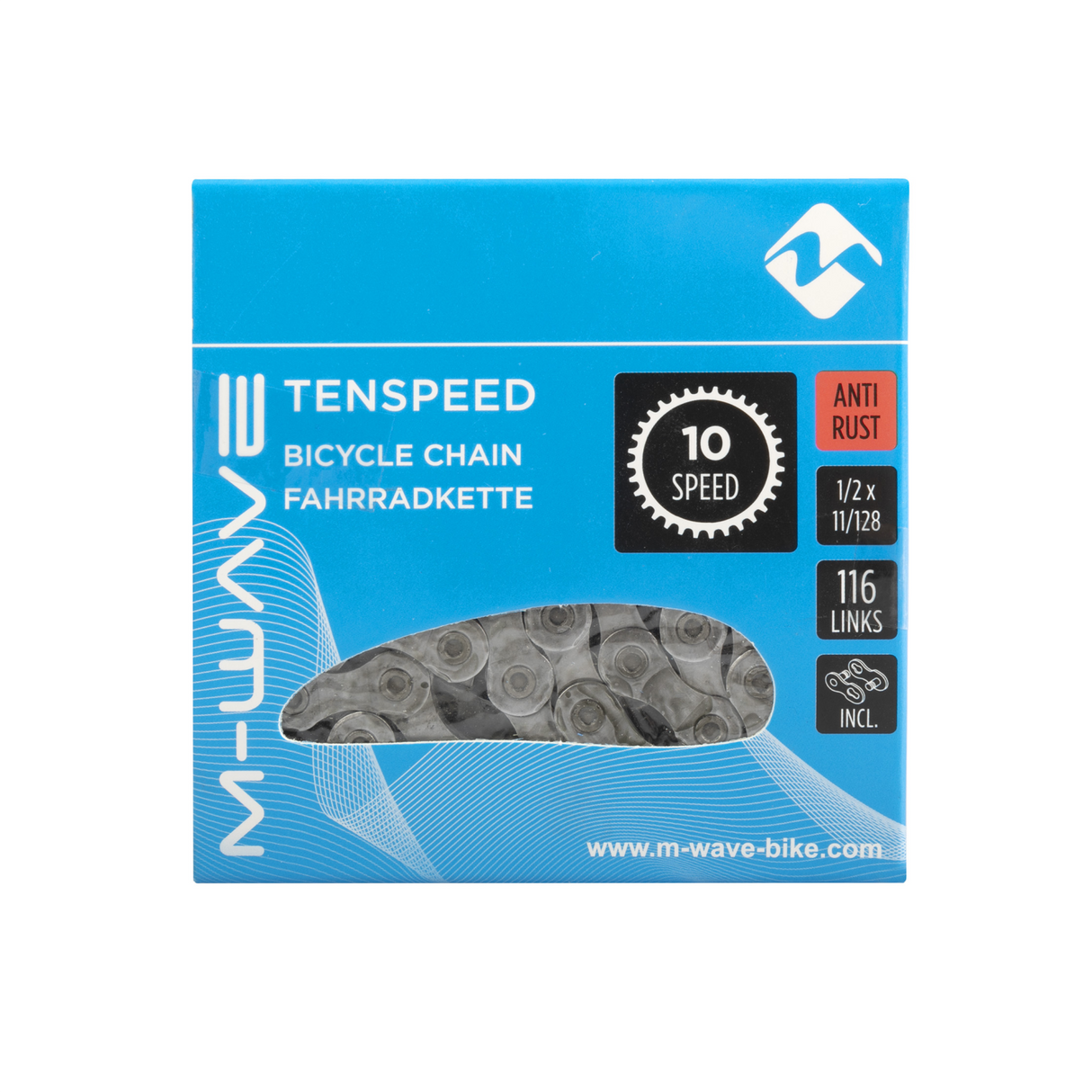 Collier M-Wave 10 vitesses, 1 2x11 128 116L
