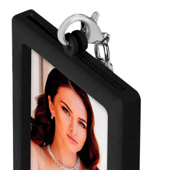 ZEP Photo Key Ring AA9B Black 35x45 mm