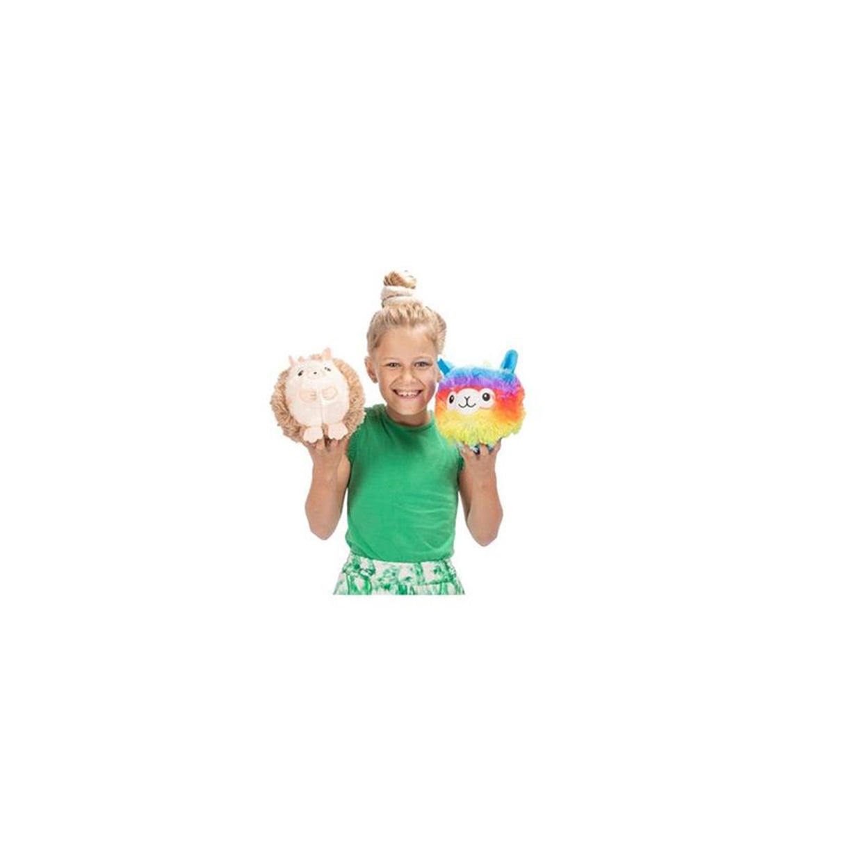 Toi-Toys blås opp kosete dyreplysj, 15cm