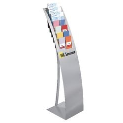 Churchman Varia leaflet holder 7xA4 silver