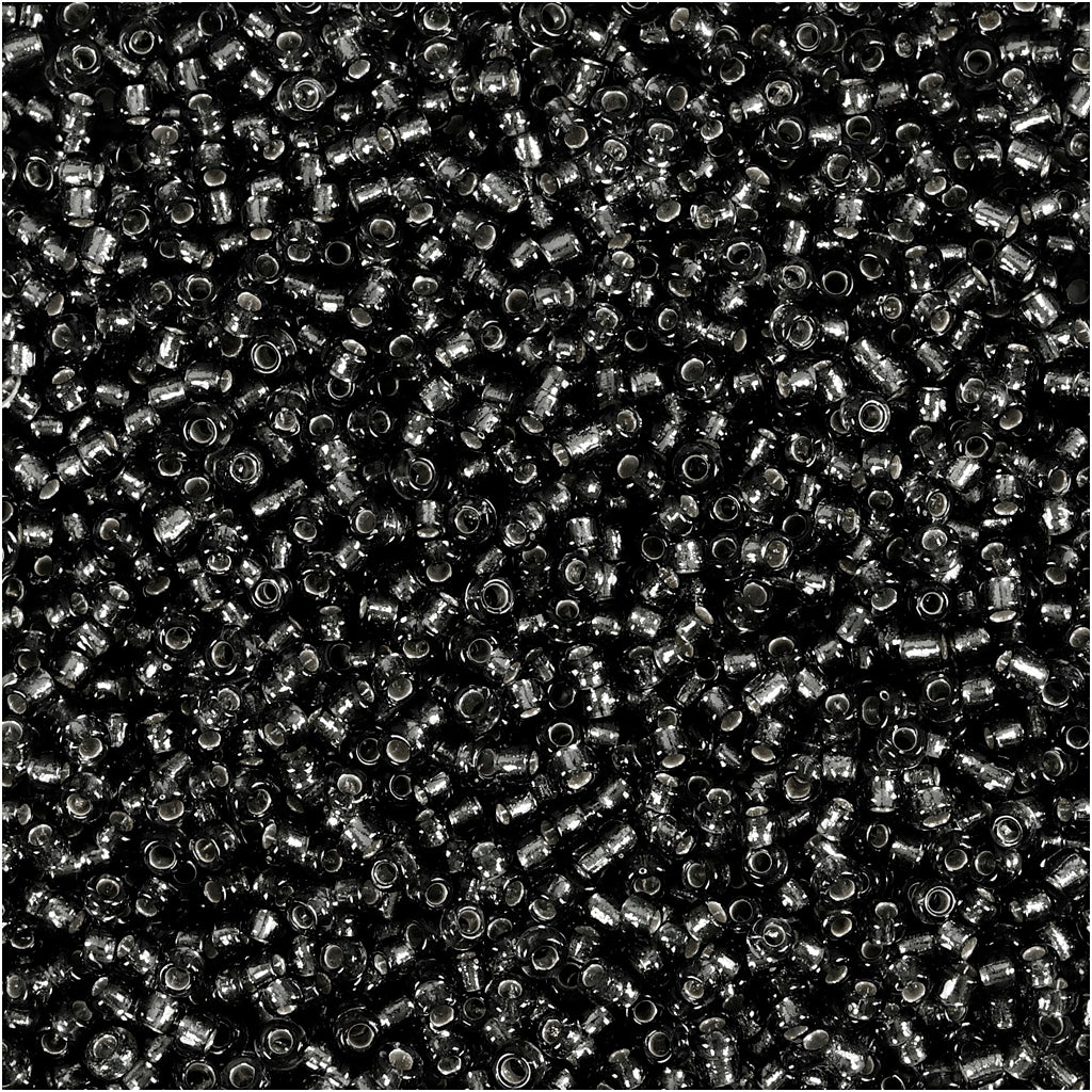 Creativ company seed beads, d 1.7 mm, size 15 0, hole size 0.5-0.8 mm, gray green, 25 gr 1 box
