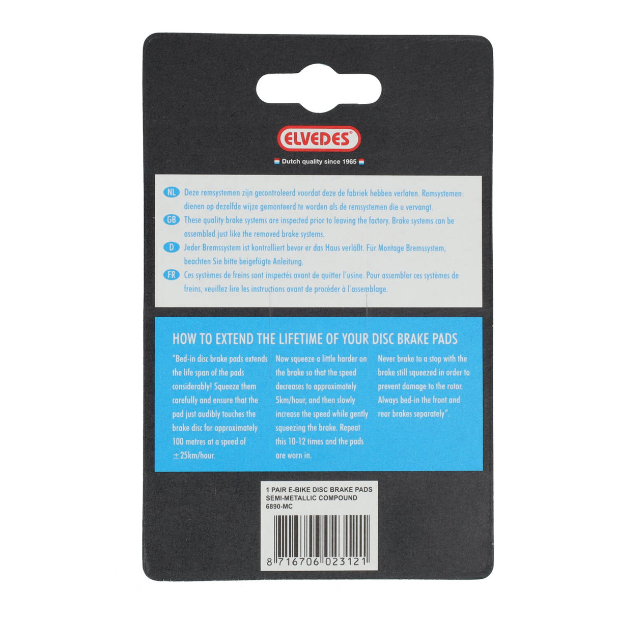 Disc Brake Block Set Metal Carbon Avid XX X0