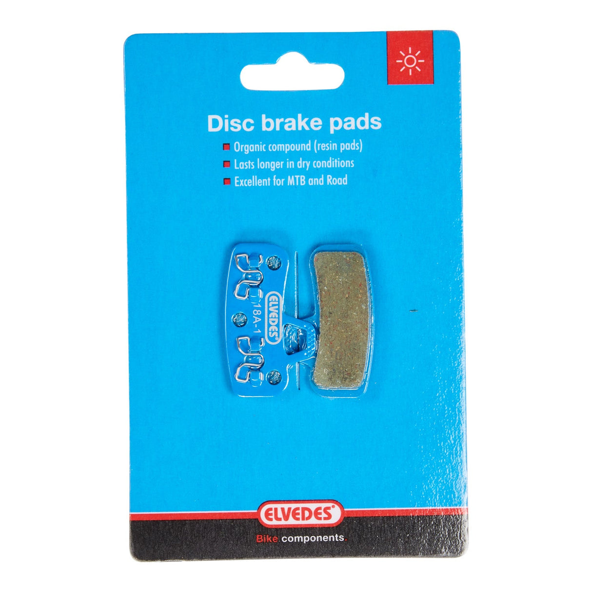 Disc Brake Block Set Elvedes Organic Hayes Stroker Ace (1 par)