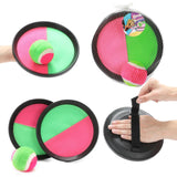 Toi-toys gioco cattura palla con velcro, 3 pezzi.