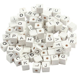 Creativ Company Letter Beads White A-Z, 92st.