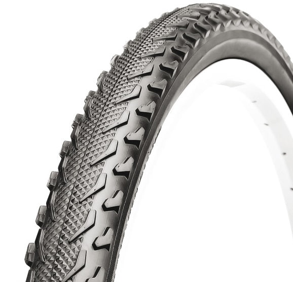 Deli Dæk dæk 22x1,75 47-457 Sort semi-krydsreflektion