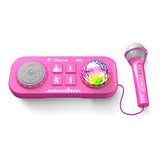 Idance party mix set růžový se světlem, zvukem a mikrofonem