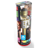 Idance bluetooth party microfoon goud | 2 stuks
