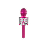 Idance bluetooth party microfoon roze