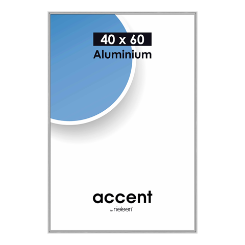 Nielsen Design Nielsen Fotoram 55123 Accent Glossy Silver 40x60 cm
