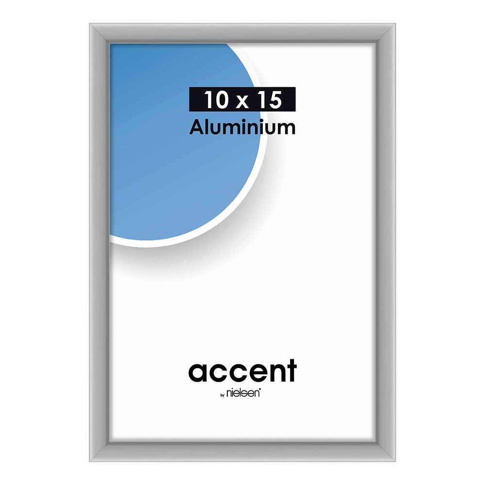 Nielsen Design Nielsen Fotoram 51224 Accent Mat Silver 10x15 cm