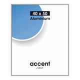 Nielsen Design Nielsen Photo Frame 52524 Accent Mat Silver 40x50 cm