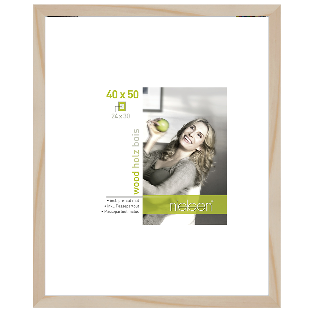 Nielsen Design Nielsen Photo Frame 8988023 Apollon Naturel 40x50 24x30 cm