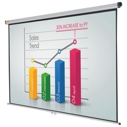 Projector screen Nobo wall mount 4:3 1090x1750mm