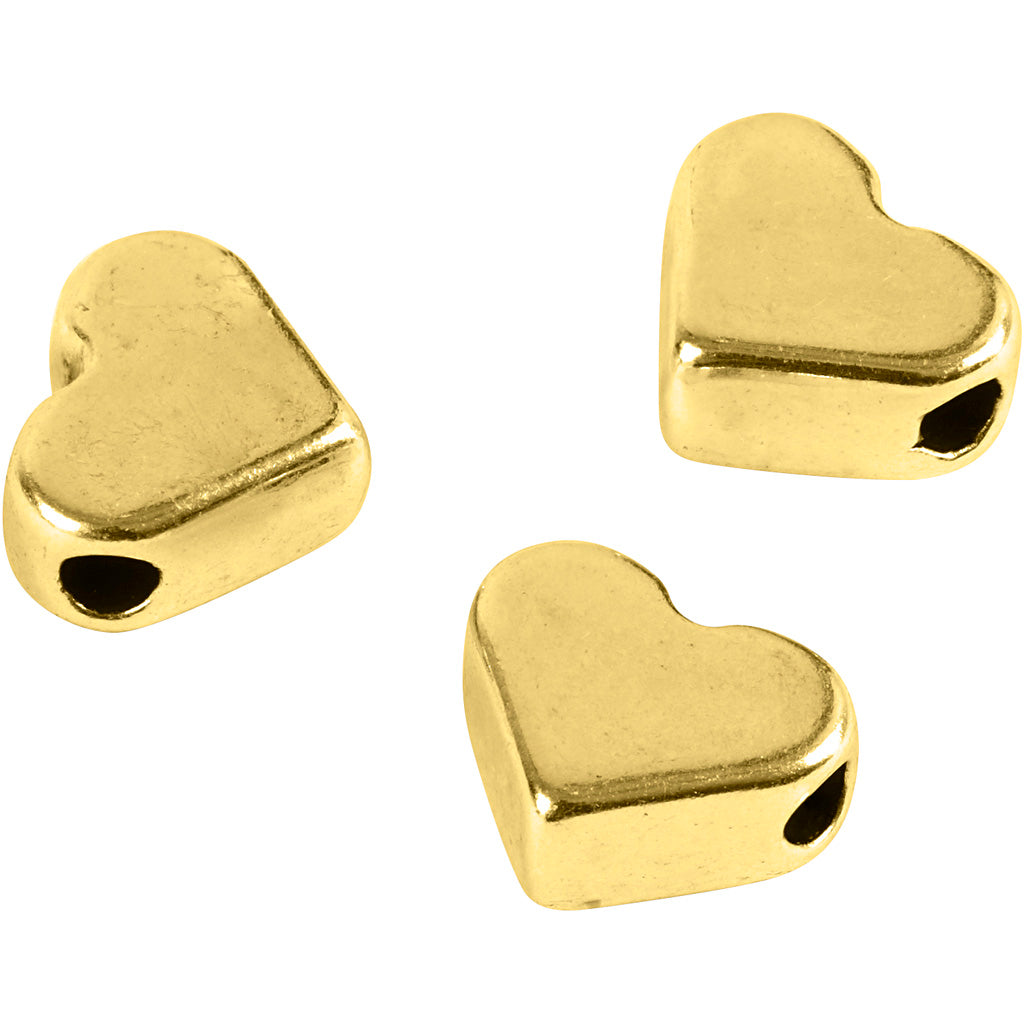 Creativ Company Space Beads Gilded, 3st.
